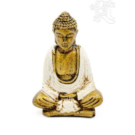 Amitabha Buddha színes rezin szobor - 9 cm