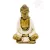 Amitabha Buddha színes rezin szobor - 9 cm