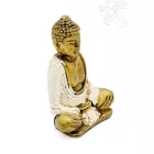 Amitabha Buddha színes rezin szobor - 9 cm