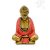 Amitabha Buddha színes rezin szobor - 9 cm