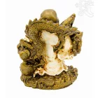 Nevető Buddha színes rezin szobor - 14 cm
