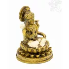 Lakshmi (Laxmi), színes rezin szobor - 11 cm