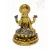Lakshmi (Laxmi), színes rezin szobor - 11 cm