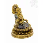 Lakshmi (Laxmi), színes rezin szobor - 11 cm