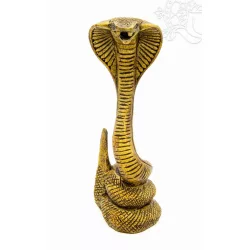 Kobra rezin szobor - 20 cm