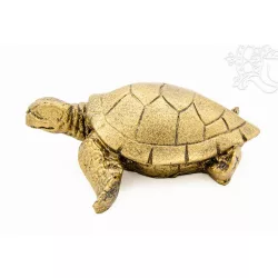 Rezin (műgyanta) teknős szobor - 12 cm