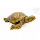 Rezin (műgyanta) teknős szobor - 12 cm