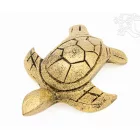 Rezin (műgyanta) teknős szobor - 12 cm