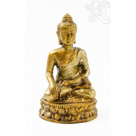 Shakyamuni Buddha színes rezin szobor - 10 cm