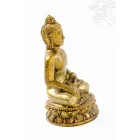 Shakyamuni Buddha színes rezin szobor - 10 cm