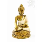 Shakyamuni Buddha színes rezin szobor - 10 cm