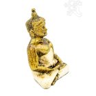 Amitabha Buddha színes rezin szobor - 9 cm