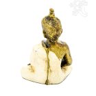 Amitabha Buddha színes rezin szobor - 9 cm