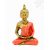 Amitabha Buddha színes rezin szobor - 9 cm