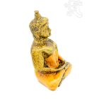 Amitabha Buddha színes rezin szobor - 9 cm