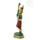 Táncoló Tara réz szobor, kővel berakott - 22 cm