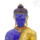 Aranyozott lápisz Gyógyító Buddha szobor – 23 cm