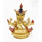 Aranyozott Vasudhara "a gazdagság folyama" szobor – 25 cm