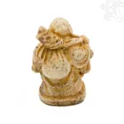 Nevető  Buddha szobor rezin csont színű – 4 cm
