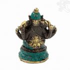 Ganesha réz szobor patina díszítéssel – 8,5 cm
