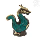 Sárkány réz szobor patina díszítéssel – 7 cm