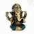 Ganesha réz szobor patina díszítéssel – 9 cm