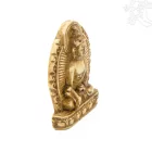 Gyógyító Buddha szobor rezin csont színű – 5 cm