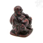 Nevető Buddha szobor rezin vörös – 4 cm