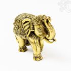 Elefánt könnyű réz szobor - 7 cm