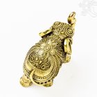 Elefánt könnyű réz szobor - 7 cm