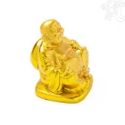 Nevető Buddha rezin szobor - 4,5 cm