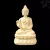 Tanító Buddha fehér rezin szobor – 9 cm