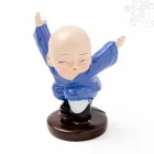 Kungfuzó szerzetes rezin szobor – 6,5 cm