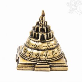 Meru csakra (Sri yantra) réz szobor – 10 cm