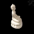 Shakyamuni Buddha fehér rezin szobor - 5,5 cm