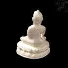 Shakyamuni Buddha fehér rezin szobor - 5,5 cm