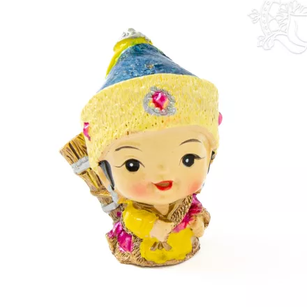 Hagyományos ruhás rezin figura – 4 cm