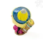 Hagyományos ruhás rezin figura – 4 cm