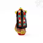Kézzel festett hagyományos ruhás rezin figura – 12,5 cm