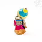 Kézzel festett hagyományos ruhás rezin figura – 12,5 cm