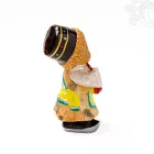 Kézzel festett hagyományos ruhás rezin figura – 12,5 cm