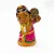 Kézzel festett hagyományos ruhás rezin figura – 12,5 cm