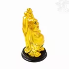 Álló Nevető Buddha rezin szobor - 12 cm