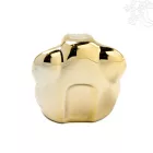 Ganesha arany színű rezin szobor - 5,5 cm