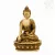 Buddha Shakyamuni csont színű rezin szobor - 28 cm