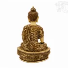 Buddha Shakyamuni csont színű rezin szobor - 28 cm