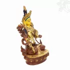 Fehér Tara, félig aranyozott szobor - 22 cm