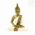 Amitabha Buddha színes rezin szobor - 29 cm