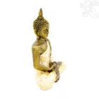 Amitabha Buddha színes rezin szobor - 29 cm