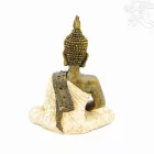 Amitabha Buddha színes rezin szobor - 29 cm